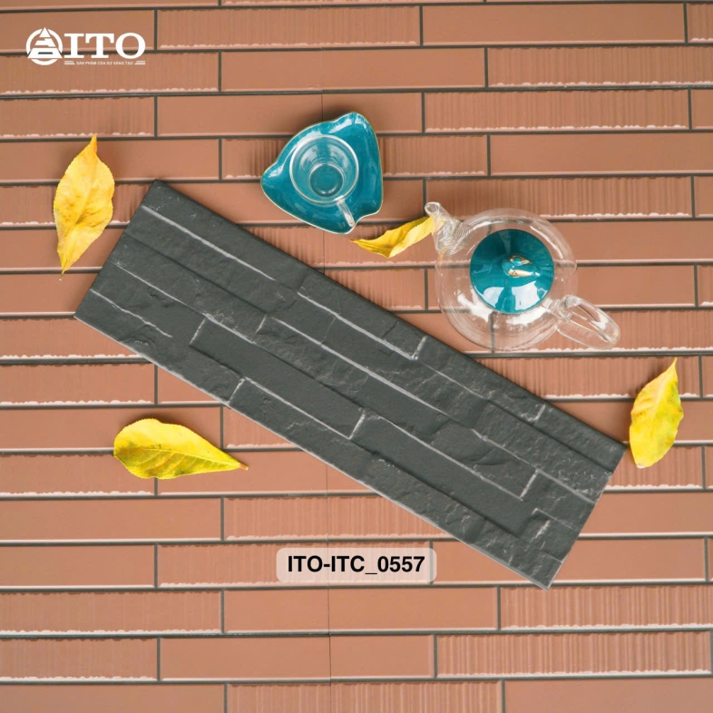 🪨 Gạch ITO 15x50cm | ITO-ITC_0557 Vân đá điểm nhấn cho công trình cao cấp
