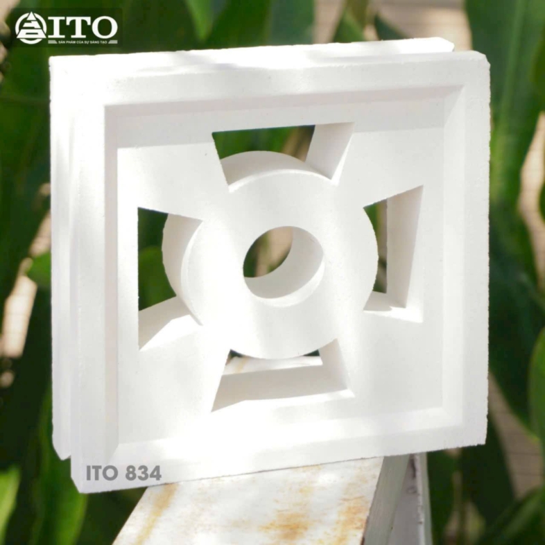Gạch Bông Gió Ito 834 – Điểm Chạm Hình Học Cho Không Gian Có Gu Bhhometiles