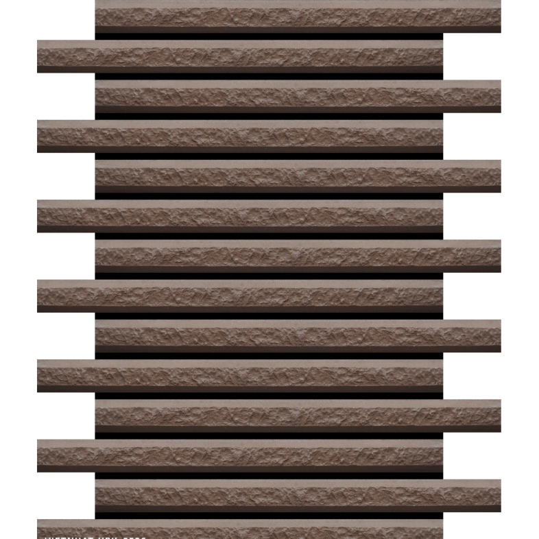 Gạch Đũa Trang Trí HBK 22506 Màu Nâu Đất 322x245mm – Sang Trọng Cho Mặt Tiền & Nội Thất