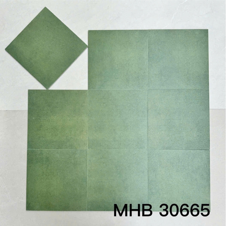 GẠCH BÔNG CỔ ĐIỂN XANH RÊU