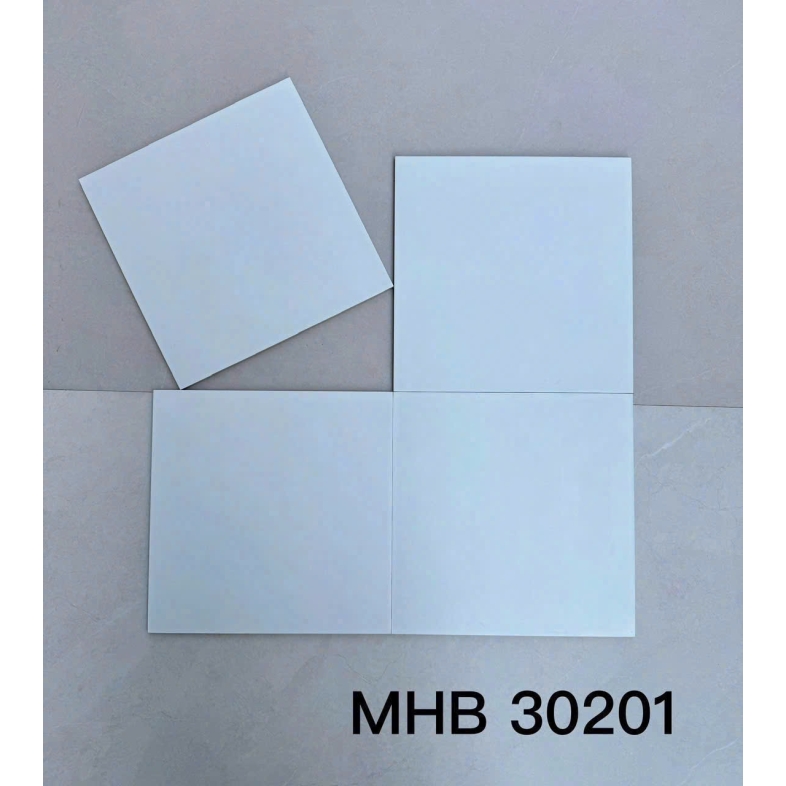 GẠCH BÔNG CỔ ĐIỂN TRẮNG TRƠN GB 30201