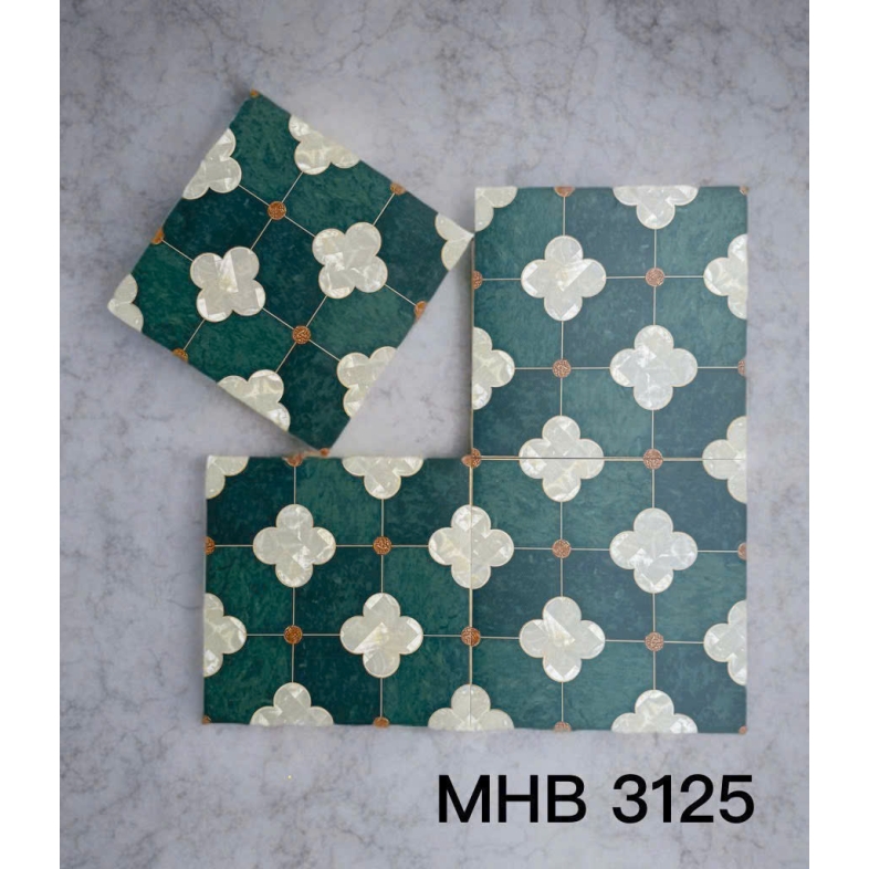 GẠCH BÔNG CỔ ĐIỂN MÀU RÊU GB 3125