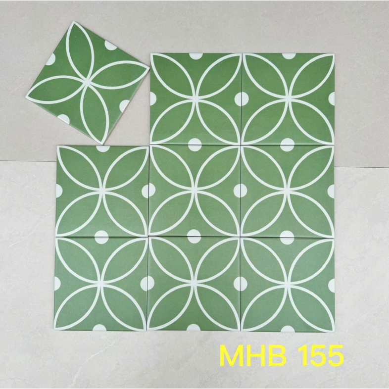 Gạch bông hoa văn đan chéo độc đáo 200x200mm GB 155