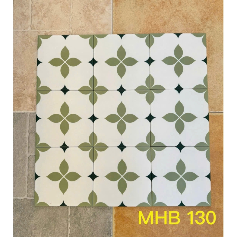 Gạch bông hoa văn thổ cẩm 200x200mm GB 130
