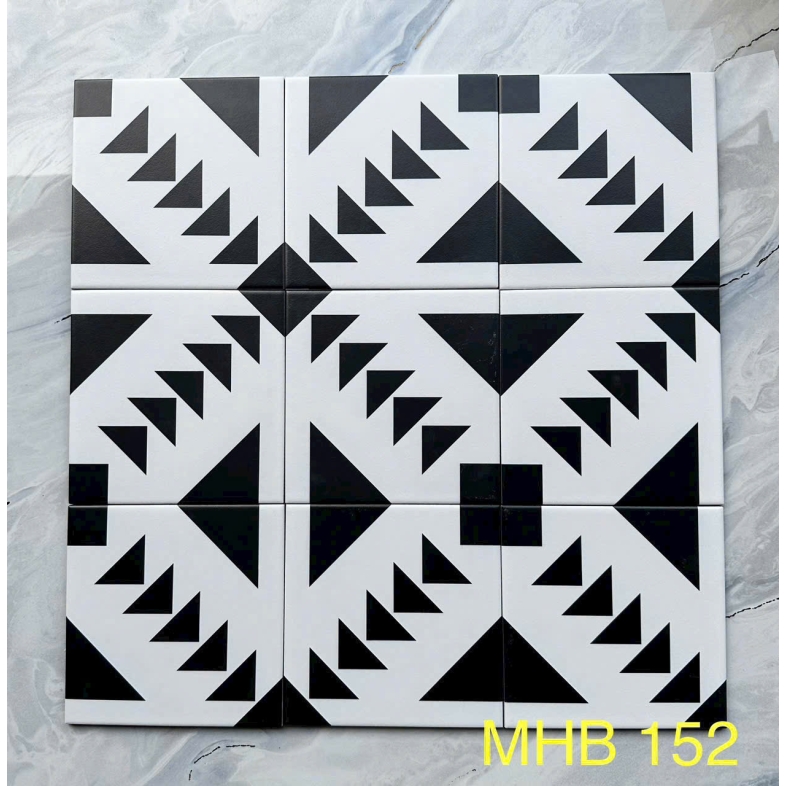 Gạch bông hình thoi đối xứng 200x200mm GB 152