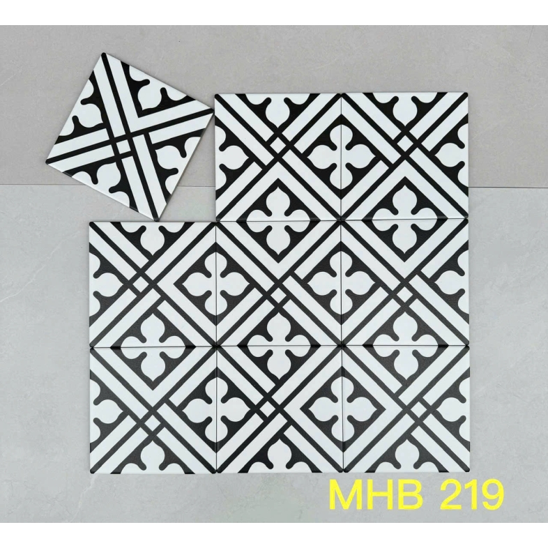 Hoa văn phong cách Morocco 200x200mm GB 219