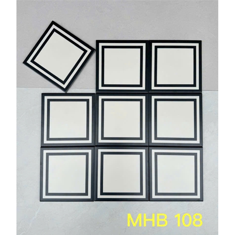 Ô vuông cổ điển 200x200mm – Họa tiết đơn giản tinh tế GB 108