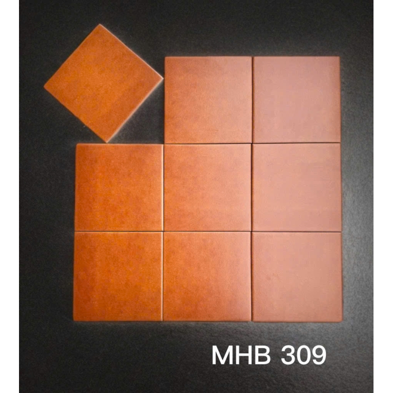 Gạch bông 200x200 – Họa tiết đất nung nâu đỏ GB 309