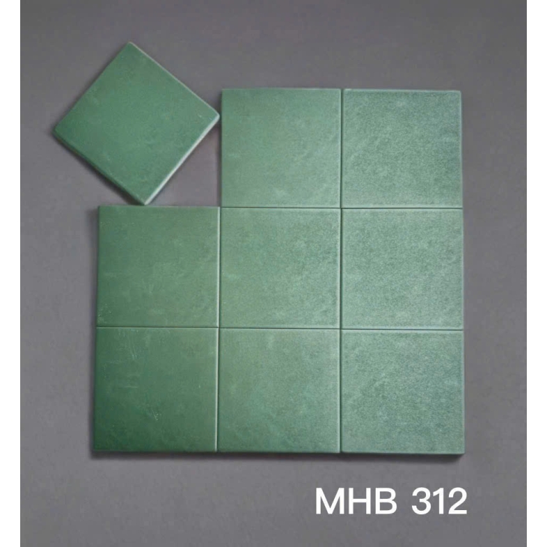 Gạch bông 200x200 – Họa tiết geometric xanh lá cây GB 312