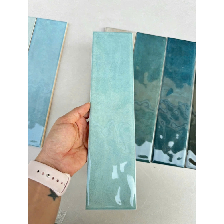 Gạch Thẻ Xanh Mint 75x300mm – Nhẹ Nhàng & Trẻ Trung, Phù Hợp Studio AQUA