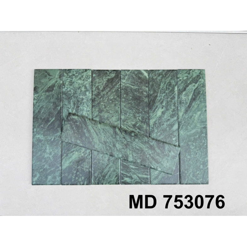 Gạch Thẻ Màu Xanh Khói 75x300mm – Cảm Hứng Mộc Mạc & Yên Bình AQUA 75376