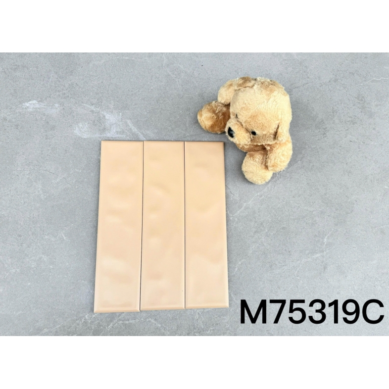 Gạch thẻ cam đất loang 75x300mm – Phá cách & ấm áp AQUA 75319C 