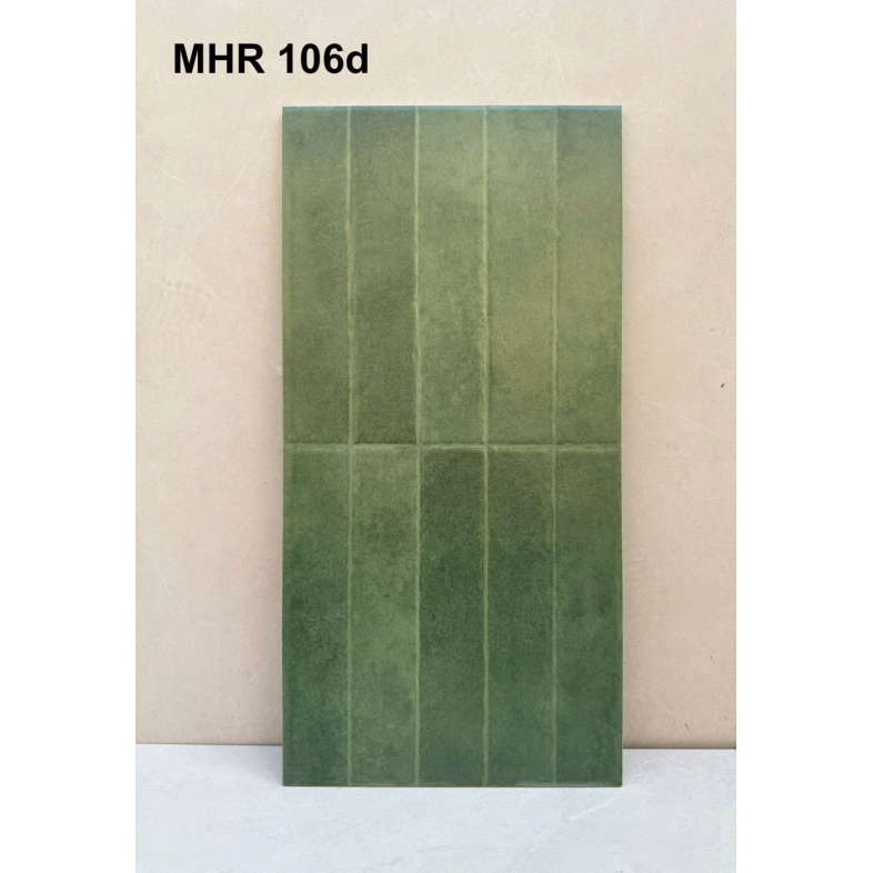 Gạch thẻ Moss Green Textured 300x600mm – Xanh rêu hiệu ứng sần nhẹ MHR 106D