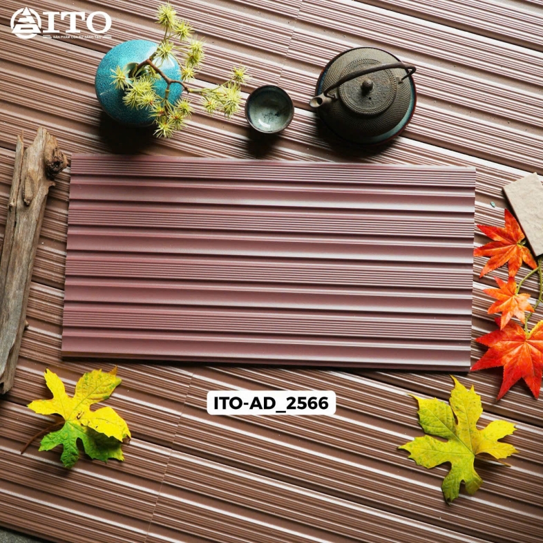 Gạch Trang Trí 25x50cm ITO Sora – Nâu Nhẹ Phong Cách Nhật AD 2566