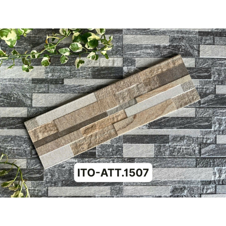Đá ITO 15x50cm Vàng Cát Vân Đá Nhẹ ATT 1507