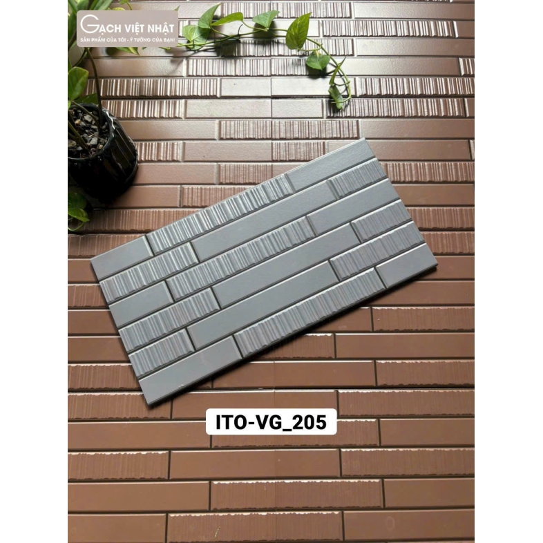 Gạch ITO 25x50cm Xám Khói Tinh Tế VG 205