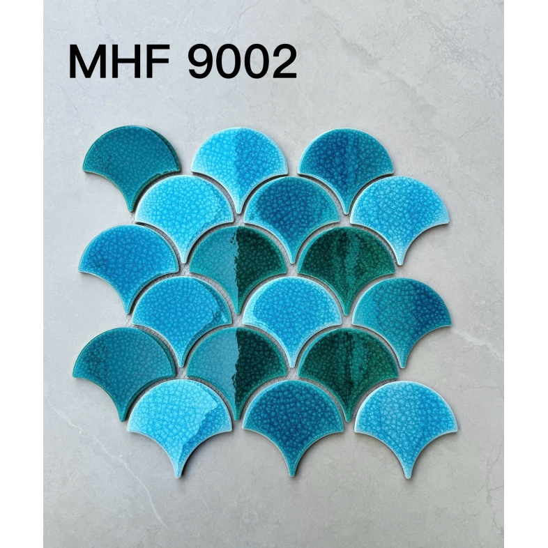 Gạch Men Rạn MHF 9002  Vảy Cá 290x274x6mm – Phối Layout Sáng Tạo Cho Kiến Trúc Sư