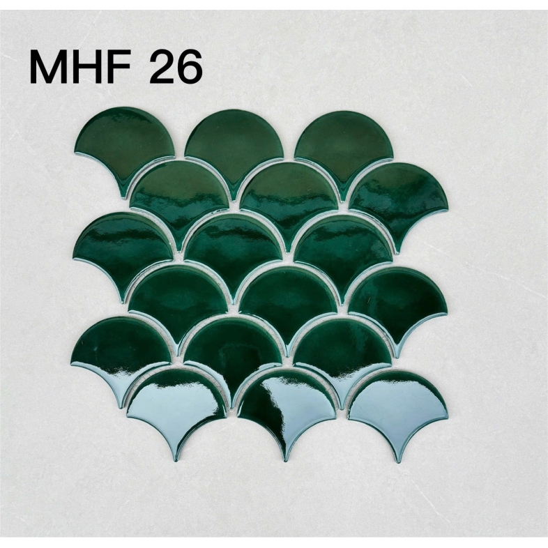 Gạch Vảy Cá Men Rạn MHF 26 Cho Nhà Bếp – Ốp Backsplash Cực Đẹp & Chống Ẩm Tốt