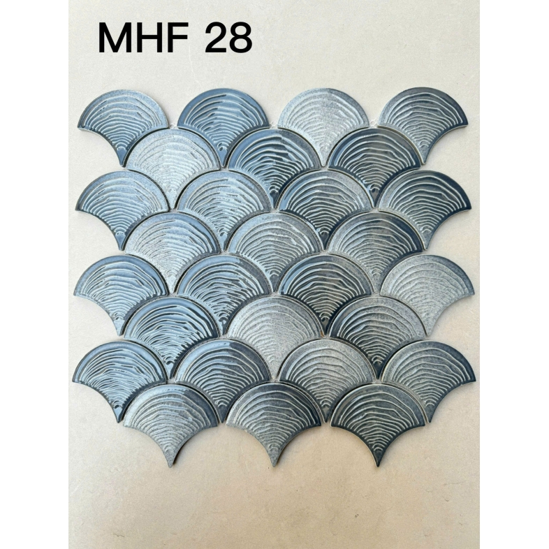 Gạch Vảy Cá MHF 28 Phong Cách Địa Trung Hải 291x305x6mm – Nghệ Thuật & Lãng Mạn