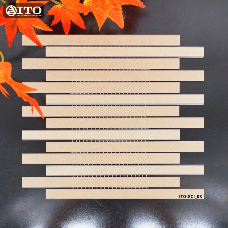 Gạch Thanh Đũa ITO Cao Cấp SCI 295x318mm – Phối Màu Tone Tối Giản, Tinh Tế