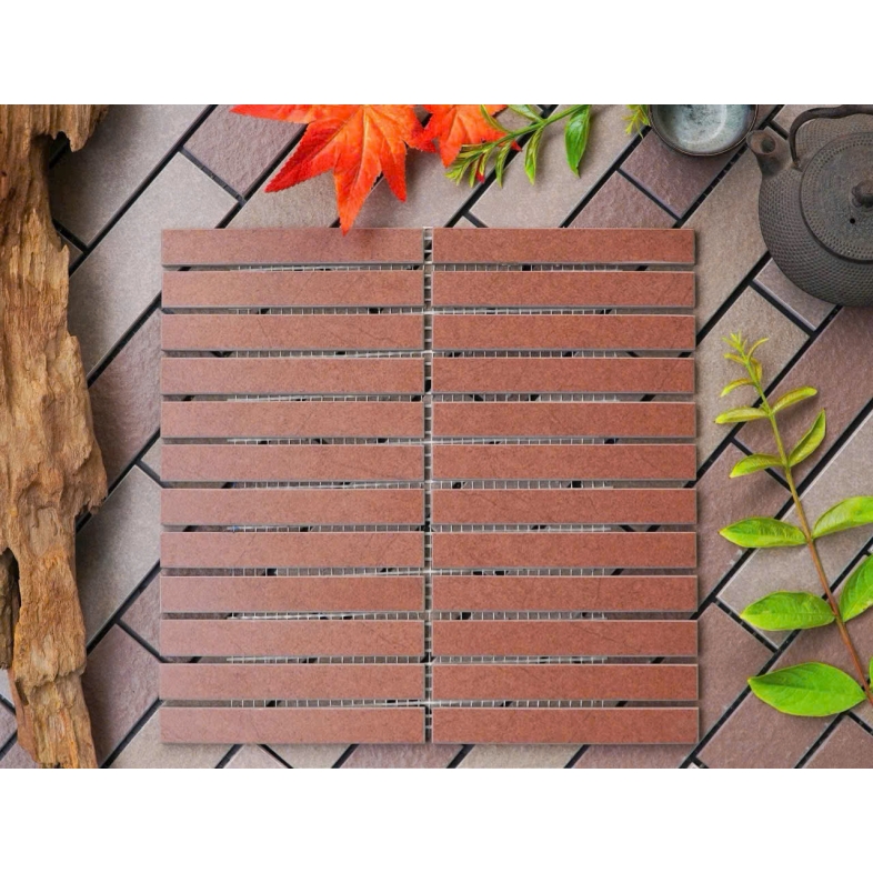 Gạch Vỉ AEC 5506 Nâu Mộc 300x300 – Phong Cách Rustic