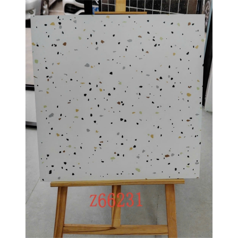 🌿 Gạch Tezzaro 60x60cm  Z66231 – Vẻ đẹp thanh khiết của đá mài hiện đại