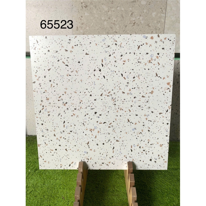 ✨ Gạch Terrazzo Porcelain 60x60 – Mã BH65523 | Sáng tinh tế, thanh thoát tự nhiên