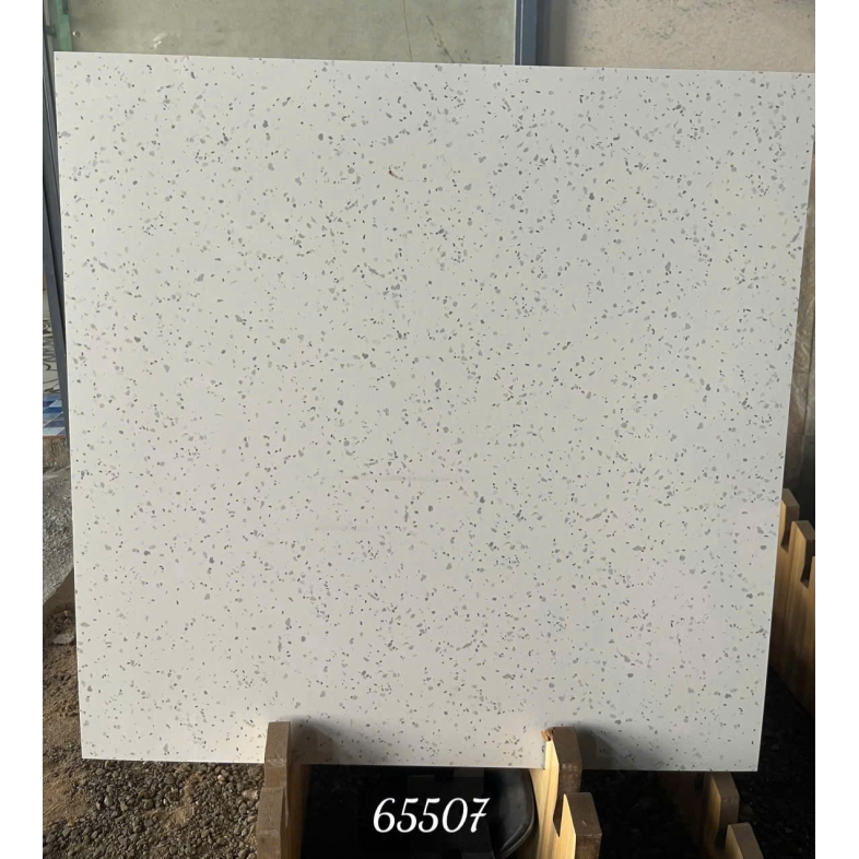 ✨ Gạch Porcelain Terrazzo 60x60 – Mã BH65507 | Thanh lịch & Tối giản đầy tinh tế