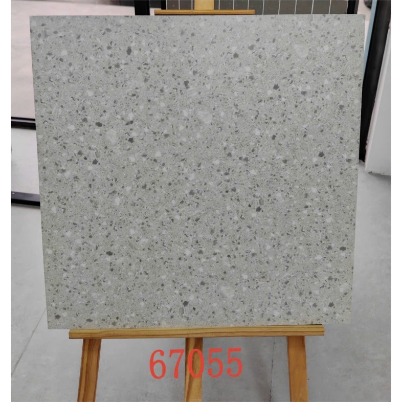 🌿 Gạch Porcelain Terrazzo 60x60cm – Mã BH67055 | Thanh Lịch Từ Tự Nhiên