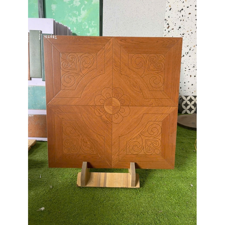 🌿 Gạch vân gỗ Heritage Beige 60x60cm YS 6981  – Thanh lịch và hoài niệm