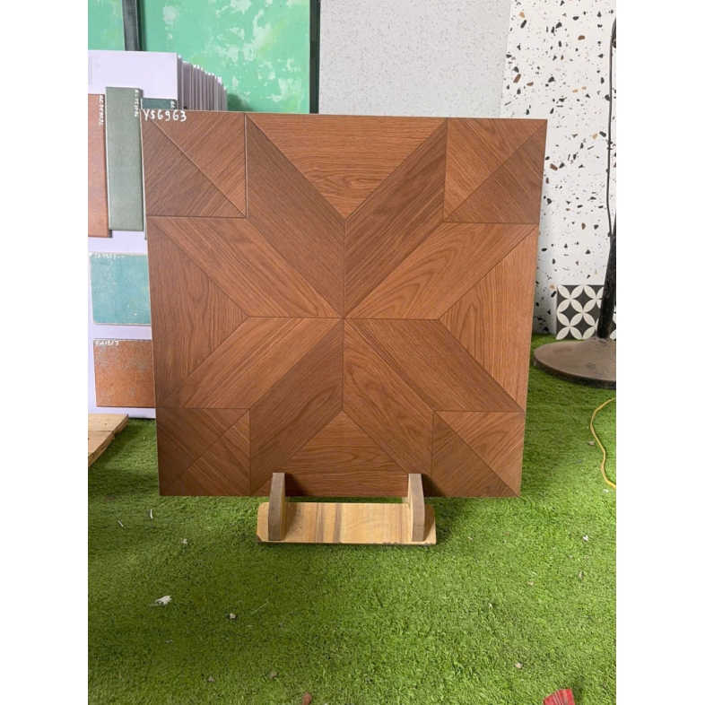 Gạch vân gỗ Urban Grey 60x60cm YS 6963 – Sắc trầm của nhịp sống hiện đại