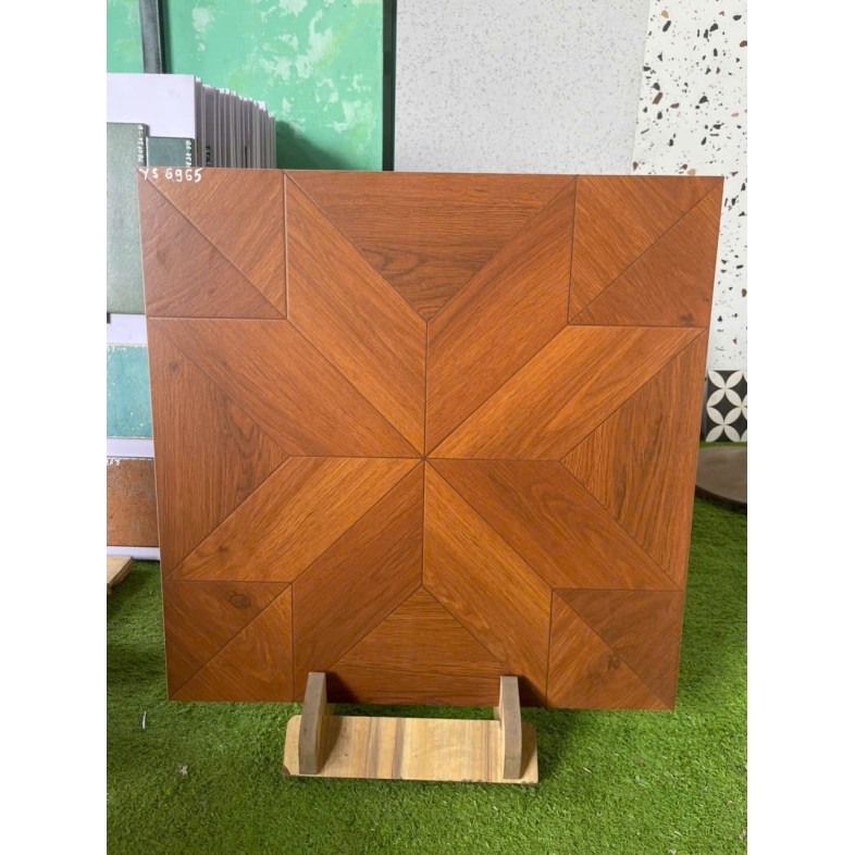 🪵 Gạch vân gỗ City Walnut 60x60cm YS 6965  – Tinh tế trong từng nhịp sống
