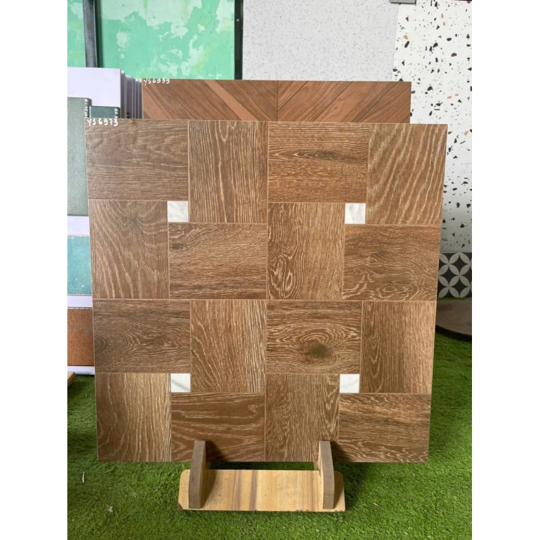 Gạch vân gỗ Rustic Oak 60x60cm YS 6973 – Vẻ đẹp mộc mạc giữa nhịp sống hiện đại