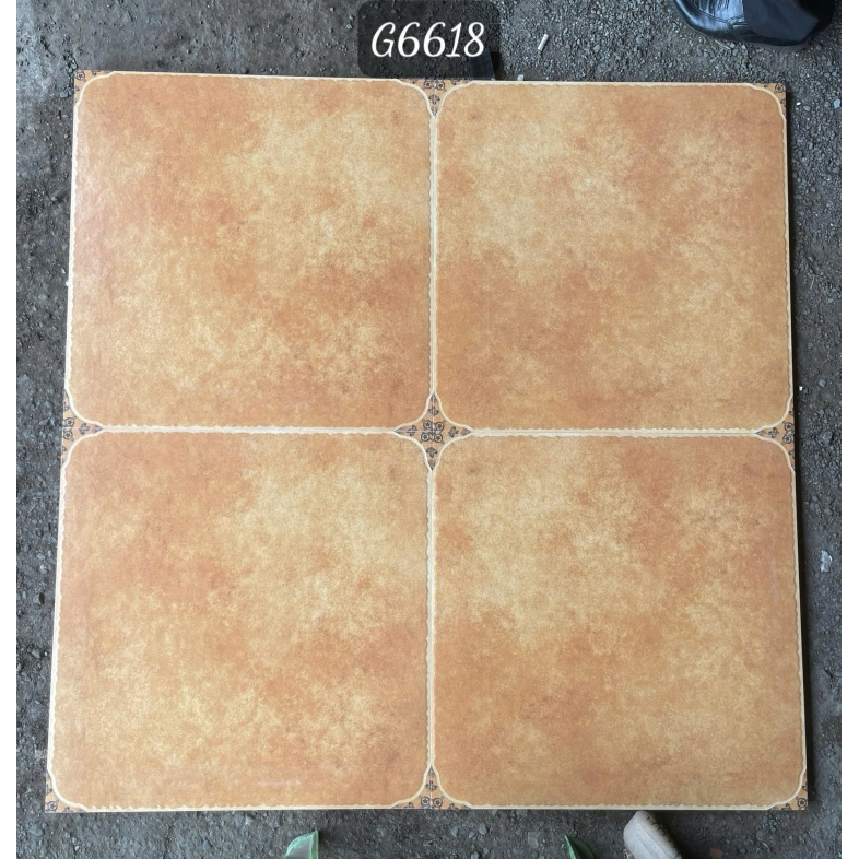 Gạch Porcelain G6618 60x60cm – Sắc Cam Đất Ấm Áp, Nét Cổ Điển Bền Mãi Với Thời Gian