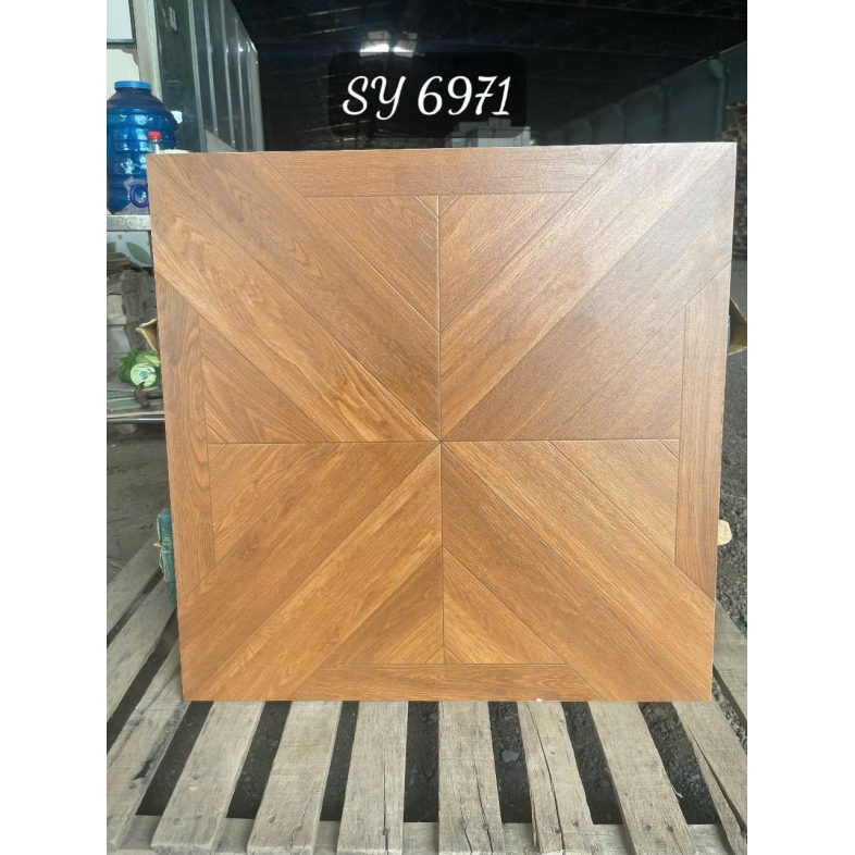 🌾 Gạch vân gỗ Mountain Pine 60x60cm SY 6971 – Mộc mạc, ấm áp và tinh tế như hơi thở núi rừng