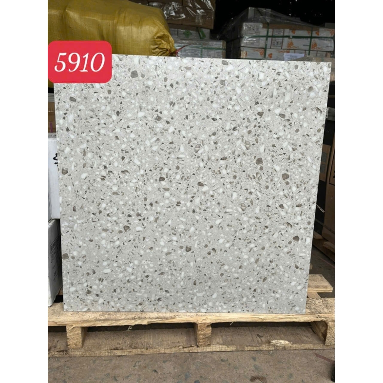 🌿 Gạch Terrazzo 5910 – Tinh khôi, hiện đại và đầy cảm hứng từ BHHometiles