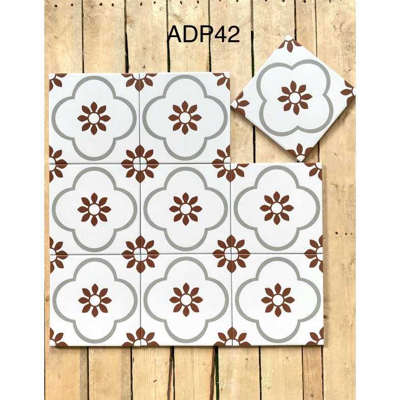 🌸 Gạch bông porcelain 200x200mm BHHOMETILES – Mã ADP 42
