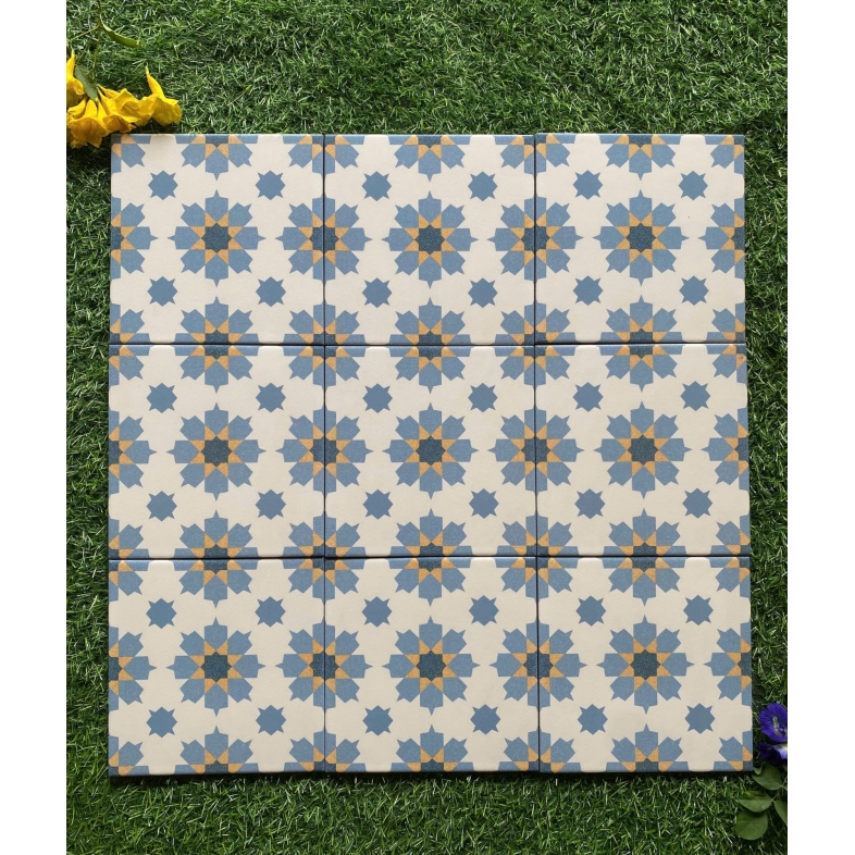 Gạch bông hoa sao Địa Trung Hải – BHHOMETILES 200x200mm ADP 17