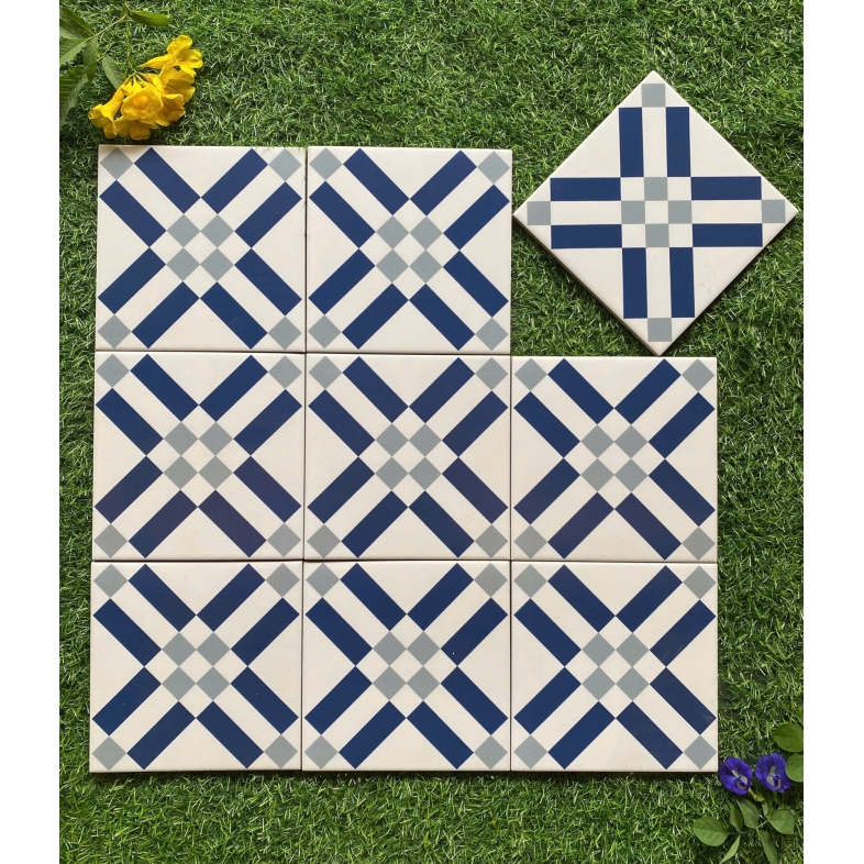 Gạch bông Caro Giao Thoa – BHHOMETILES 200x200mm ADP 18