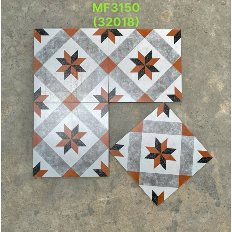 🧱 GẠCH BÔNG 300x300mm CỔ ĐIỂN MF3150 BHHOMETILES – VẺ ĐẸP CỔ XƯA, HƠI THỞ HIỆN ĐẠI