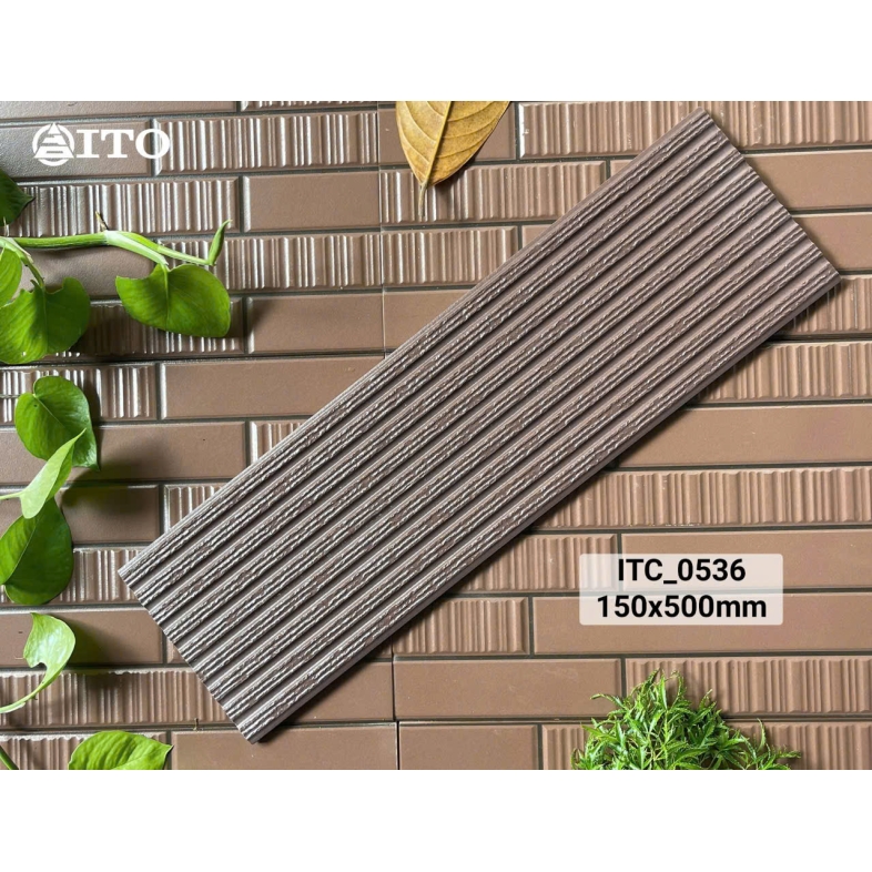 Gạch Trang Trí  15x50cm ITO ITC_0536 – Gam đá cổ điển, gợi nhớ không gian Việt Nam xưa