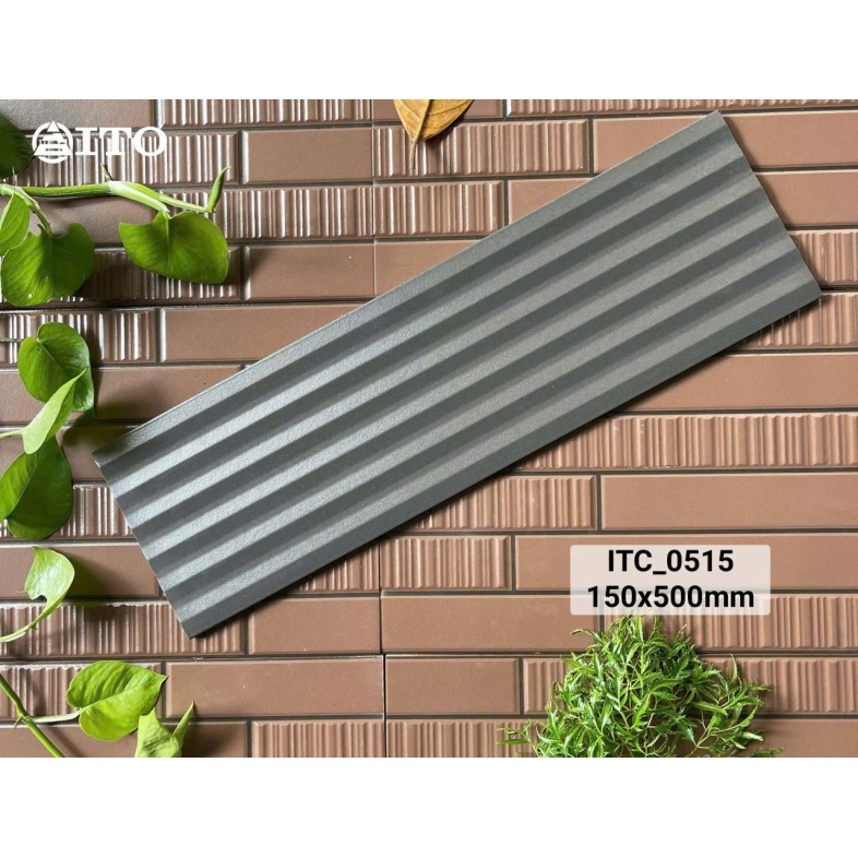 Gạch Trang Trí 15x50cm ITO ITC_0515 – Tĩnh lặng trong gam xám hiện đại