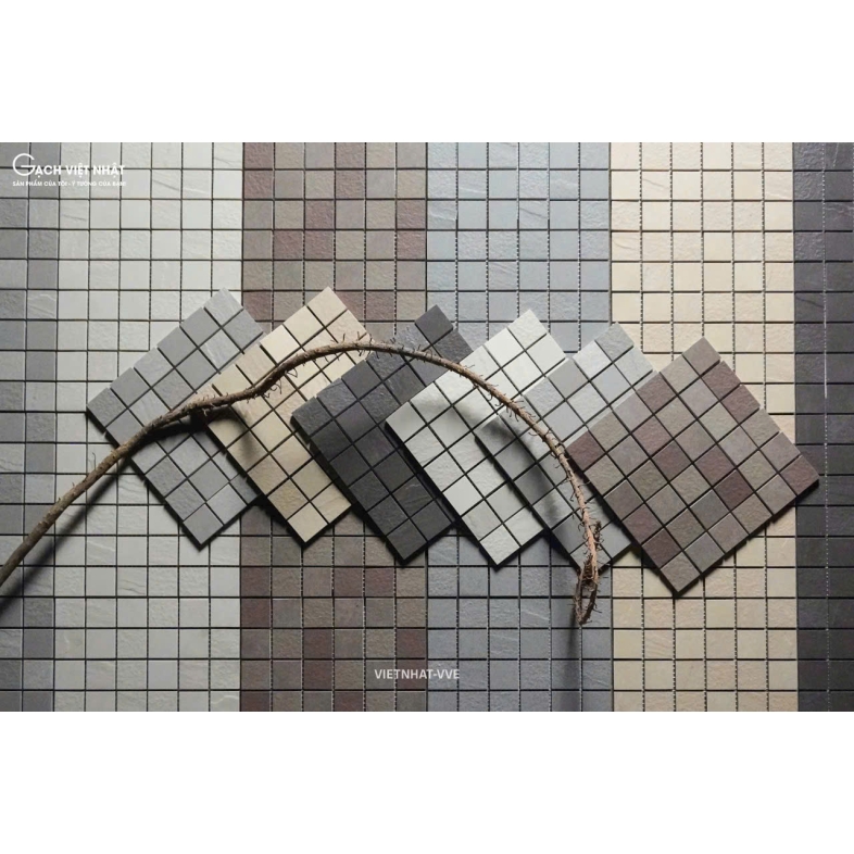 Gạch Vỉ Ốp Giếng Trời Không Gian Decor Cao Cấp VVE- Gạch Việt Nhật 300x300mm