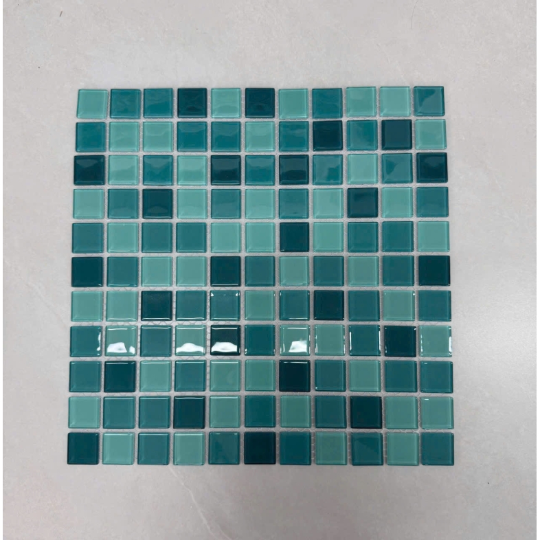 Gạch Mosaic 300x300mm Xanh Đại Dương 25x25mm – Hơi Thở Của Sự Tĩnh Lặng