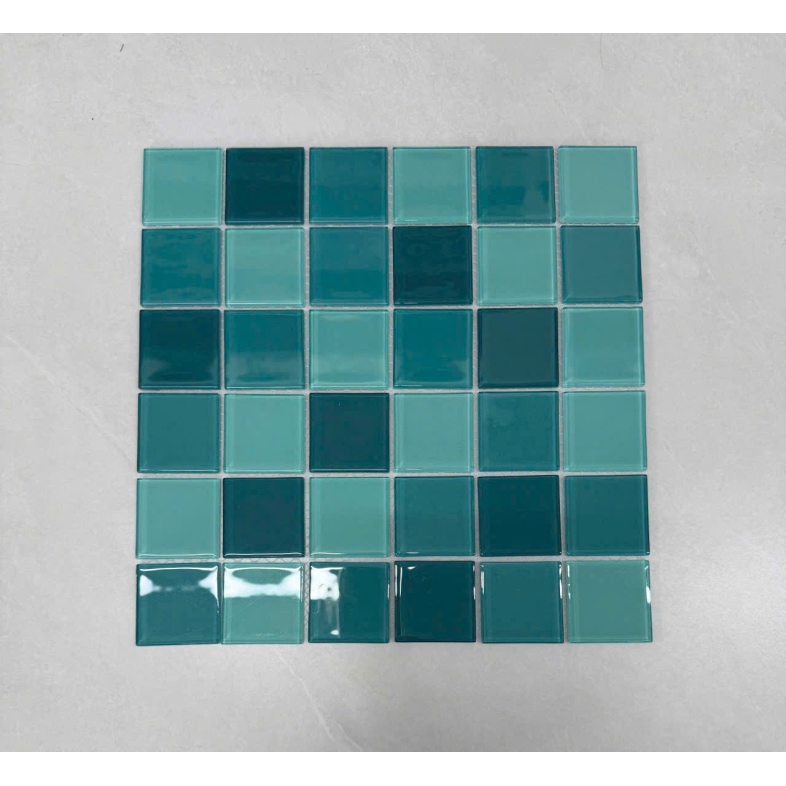 Gạch Mosaic 300x300mm Xanh Biển Ngọc – Thanh Lọc Không Gian Sống